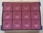 Preview: Billardkreide Silver Cup burgund 12er Pack